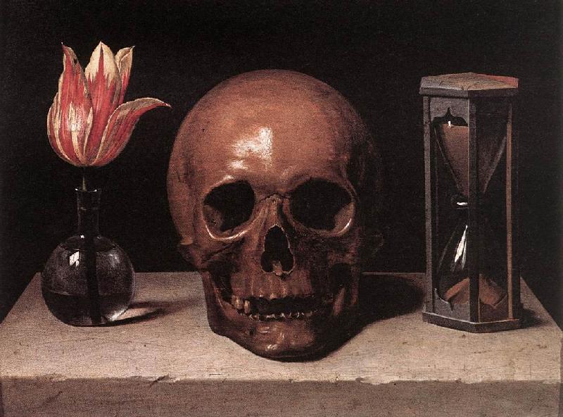 CERUTI, Giacomo Still-Life with a Skull  jg oil painting picture